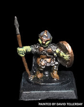 Load image into Gallery viewer, 57-0533:  Armored Goblin with Spear and Shield
