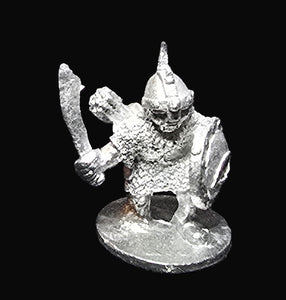 57-0541:  Goblin in Chainmail with Sword, Shield, and Bow