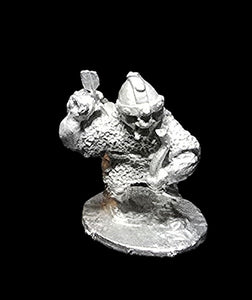 57-0556:  Goblin in Chainmail with Bow, Reloading