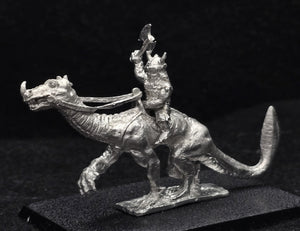 57-0571/48-0652:  Goblin Land Dragon Cavalry with Axe [rider and mount]
