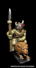 Load image into Gallery viewer, 57-0572 / 57-0901:  Goblin Wolf Rider with Spear [rider and mount]
