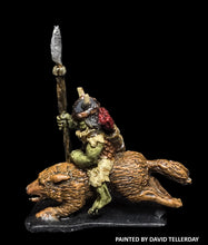 Load image into Gallery viewer, 57-0572 / 57-0901:  Goblin Wolf Rider with Spear [rider and mount]

