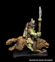 Load image into Gallery viewer, 57-0572 / 57-0901:  Goblin Wolf Rider with Spear [rider and mount]
