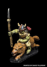 Load image into Gallery viewer, 57-0572 / 57-0901:  Goblin Wolf Rider with Spear [rider and mount]
