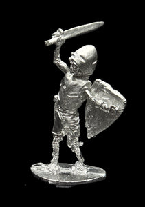 57-0701:  Skeleton in Plate Armor, with Heater Shield and Weapon Raised