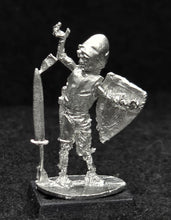 Load image into Gallery viewer, 57-0701:  Skeleton in Plate Armor, with Heater Shield and Weapon Raised
