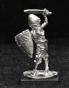 57-0701:  Skeleton in Plate Armor, with Heater Shield and Weapon Raised