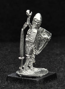 57-0701:  Skeleton in Plate Armor, with Heater Shield and Weapon Raised