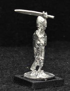 57-0701:  Skeleton in Plate Armor, with Heater Shield and Weapon Raised
