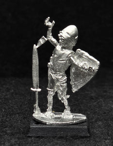 57-0701:  Skeleton in Plate Armor, with Heater Shield and Weapon Raised