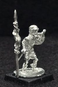 57-0703:  Skeleton with Two Handed Weapon and Round Shield