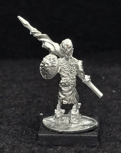 57-0703:  Skeleton with Two Handed Weapon and Round Shield