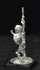 57-0703:  Skeleton with Two Handed Weapon and Round Shield