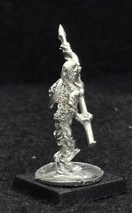 57-0703:  Skeleton with Two Handed Weapon and Round Shield