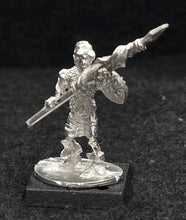Load image into Gallery viewer, 57-0703:  Skeleton with Two Handed Weapon and Round Shield
