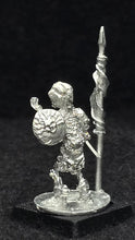 Load image into Gallery viewer, 57-0703:  Skeleton with Two Handed Weapon and Round Shield

