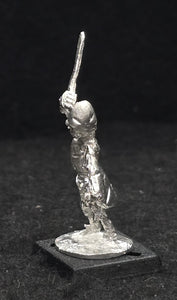 57-0711:  Skeleton with Sword Overhead and Shield Behind