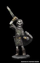 Load image into Gallery viewer, 57-0713:  Skeleton in Chainmail, with Sword and Shield
