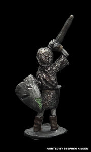 57-0713:  Skeleton in Chainmail, with Sword and Shield