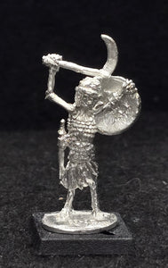 57-0716:  Skeleton with Sickle and Shield, Short Garment
