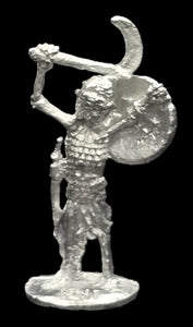57-0717:  Skeleton with Sickle and Shield, Longer Garment