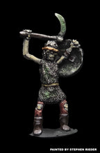 Load image into Gallery viewer, 57-0718:  Skeleton in Chainmail, with Sickle and Shield
