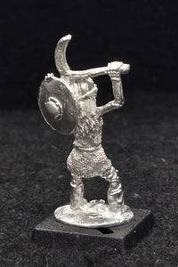 57-0718:  Skeleton in Chainmail, with Sickle and Shield