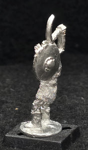 57-0718:  Skeleton in Chainmail, with Sickle and Shield