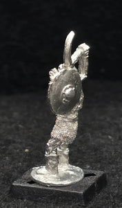57-0718:  Skeleton in Chainmail, with Sickle and Shield