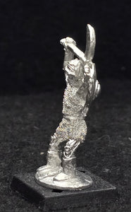 57-0718:  Skeleton in Chainmail, with Sickle and Shield