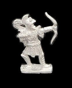 57-7043:  Lemurian Heavy Archer Firing, Plumed Helm