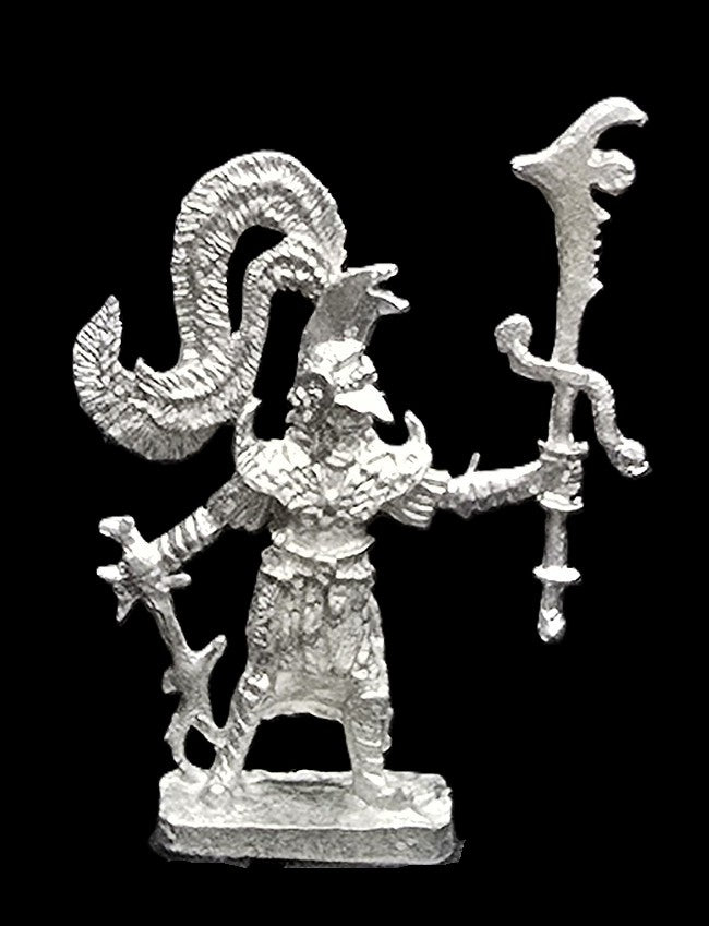 57-7072:  Lemurian Champion with Paired Swords