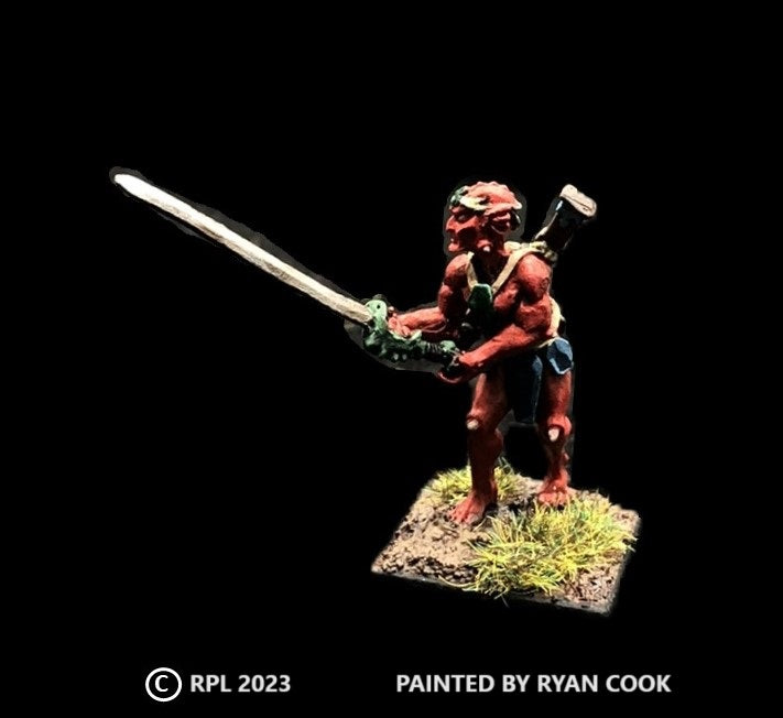 58-1121:  Martian Cultist with Greatsword Forweard