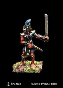 58-1232:  Royal Martian with Pistol and Sword Drawn