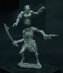 58-2052:  Wastelander Biped with Sword and Pistol, Unarmored, with Arm Band, Open Hands