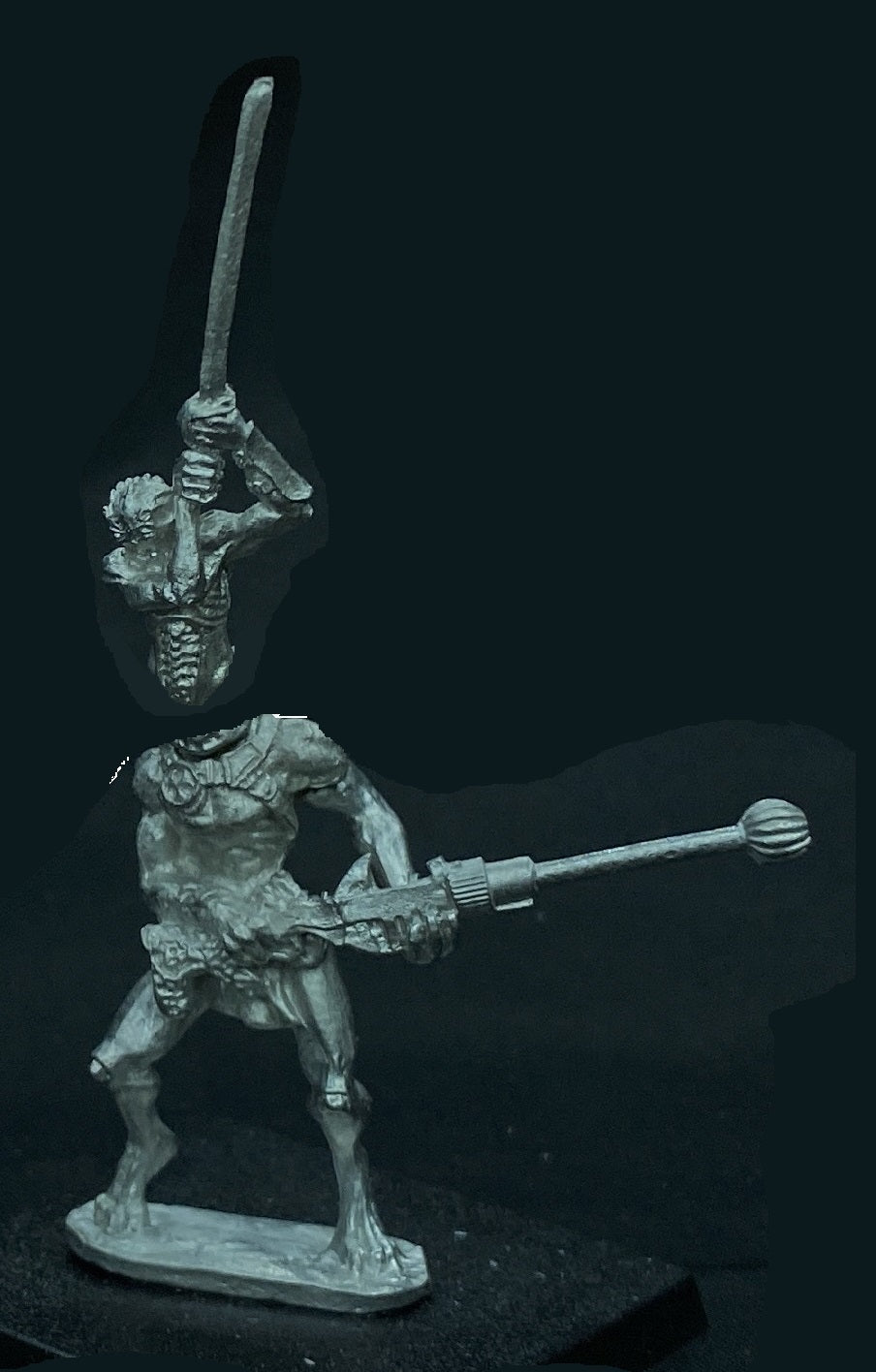 58-2083:  Wastelander Biped with Radium Gun, Unarmored, Two Handed Sword