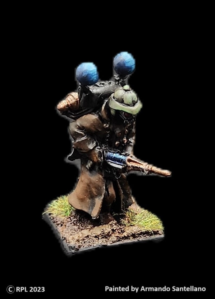 59-0125:  Sentry with Diabolic Weapon, Advancing Right, Weapon Raised