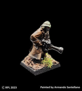 59-0161:  Sentry with Acid Sprayer, Advancing