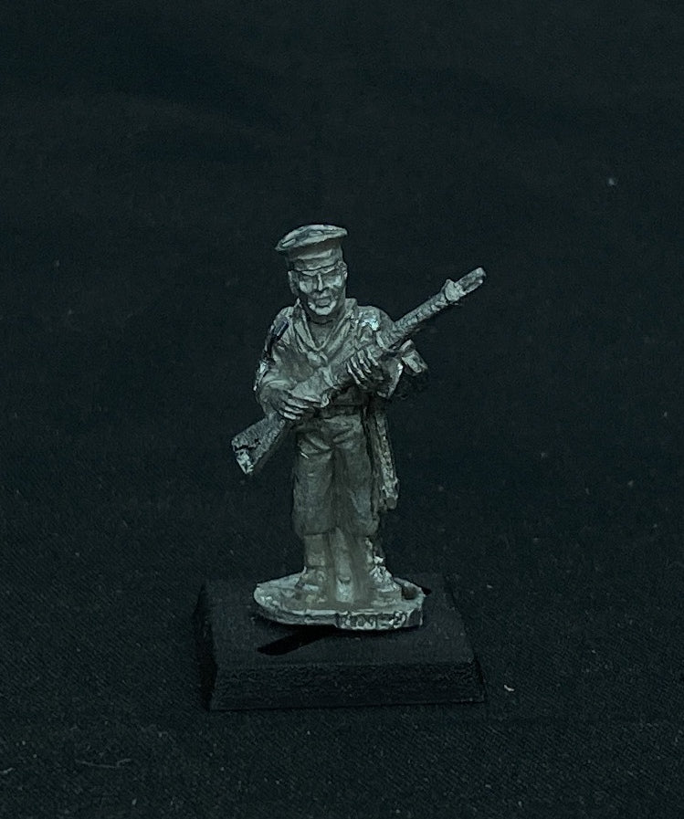 59-0206:  ANB Rifleman, In Reserve, Rifle Against Chest