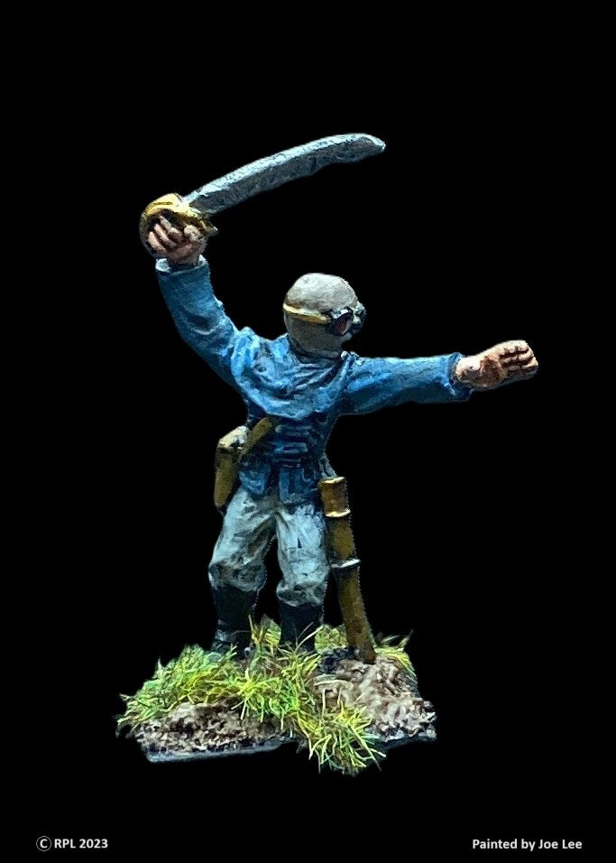 59-0581:  Smoke Stalker Officer with Sword Raised