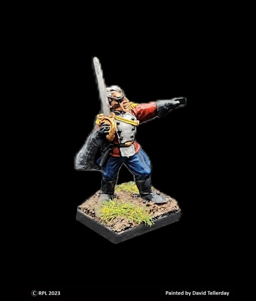 59-1055:  Explorer with Sword Raised (Red Duke)