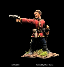 Load image into Gallery viewer, 59-2081:  Victorian British Officer, Aiming Pistol, No Helmet
