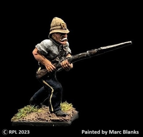 59-2093:  Victorian British Personality Advancing with Rifle (DeGraaf)