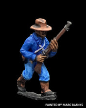 Load image into Gallery viewer, 59-3001:  Victorian American Riflemen, Slouch Hat, Advancing Right, Rifle Raised
