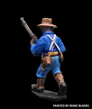 Load image into Gallery viewer, 59-3001:  Victorian American Riflemen, Slouch Hat, Advancing Right, Rifle Raised
