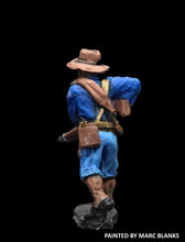 Load image into Gallery viewer, 59-3004:  Victorian American Riflemen, Slouch Hat, Advancing Right, Rifle Lowered
