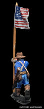 Load image into Gallery viewer, 59-3083:  Victorian American Officer with Standard, Advancing, Slouch Hat
