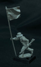 Load image into Gallery viewer, 59-3083:  Victorian American Officer with Standard, Advancing, Slouch Hat
