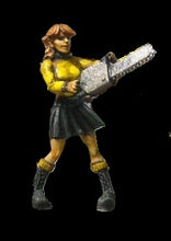 Load image into Gallery viewer, 90-3901:  Zombie Hunter with Chainsaw, Female
