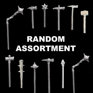 97-0104:  Random Hammers and Maces Assortment [x12]